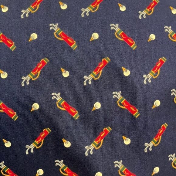 Vintage Vera Bradley Golf Club Print Reversible Bomber Jacket Size S - Picture 10 of 12